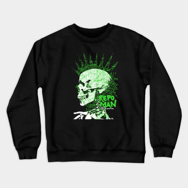 Repo Man Crewneck Sweatshirt by WorldsFair